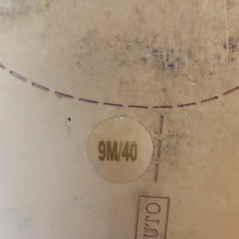 Vince Camuto Black Mules with Gold Accent - Picture 5 of 6